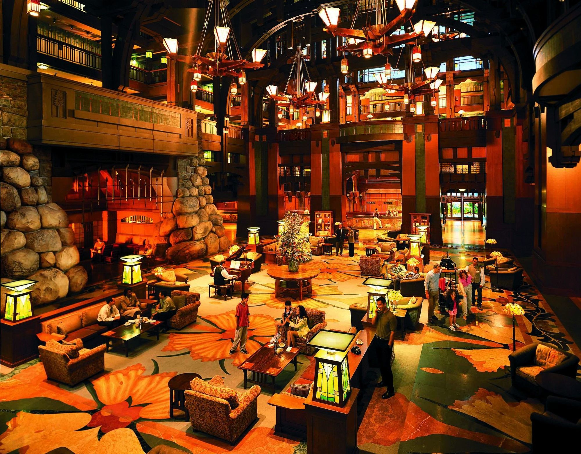 Disney'S Grand Californian Anaheim Dalaman gambar